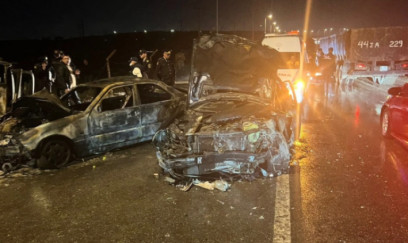 Bir ailənin dörd üzvü yol qəzasında xəsarət alıb 