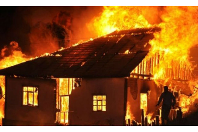 Lənkəranda ev yanıb, bir nəfər  ölüb 