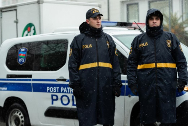 Polis gücləndirilmiş rejimdə xidmət aparır - VİDEO