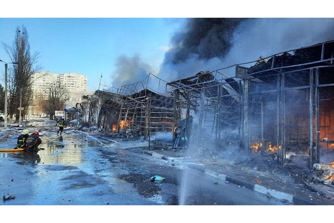 Rusiya ordusu bazarı vurdu: 7 ölü, 15 yaralı 