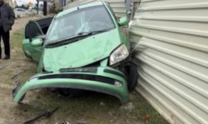 Sumqayıt bulvarında ağır qəza - Video