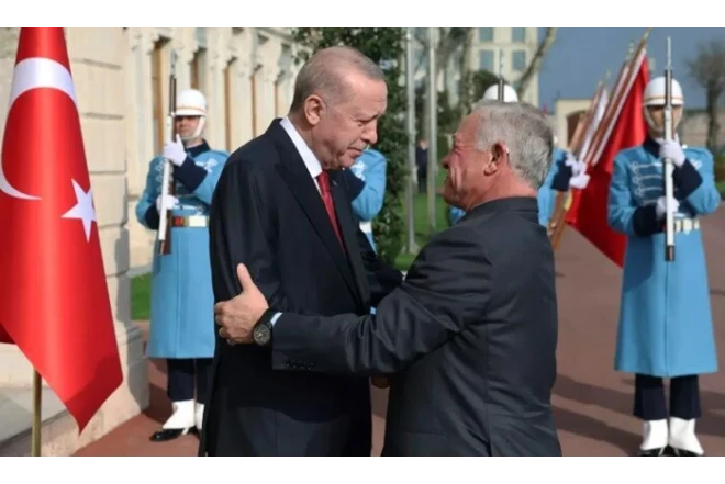 Ərdoğan İordaniya Kralı ilə görüşüb 