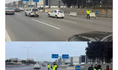 Bakı–Sumqayıt yolunda məhdudiyyət tətbiq edildi-YENİLƏNİB 