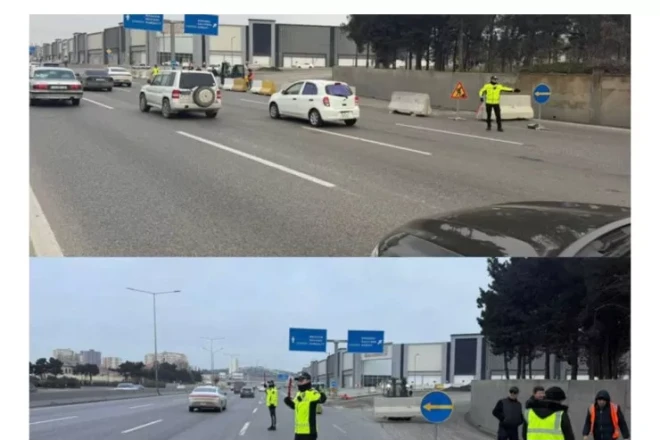 Bakı–Sumqayıt yolunda məhdudiyyət tətbiq edildi-YENİLƏNİB 