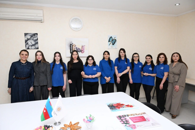 Leyla Əliyeva və Alena Əliyeva Gəncə Autizm Mərkəzi ilə tanış olublar 