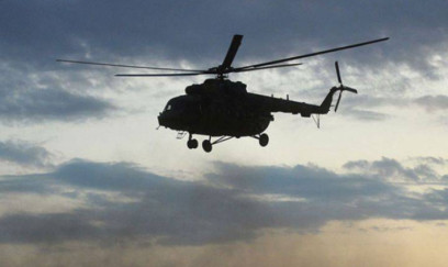 Hərbi helikopter qəzaya uğradı 