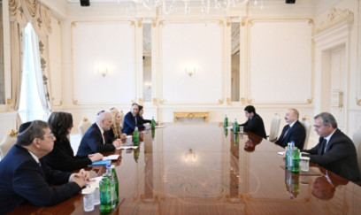 Prezident daha bir qəbul keçirdi - FOTOLAR