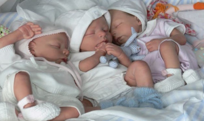 34 yaşlı qadın üçəm dünyaya gətirib 