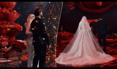 Qurban Qurbanovun qızının toyu oldu VİDEO