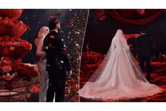 Qurban Qurbanovun qızının toyu oldu VİDEO