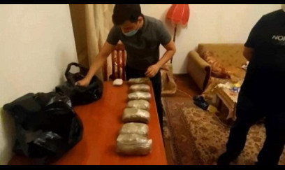 İmişlidə narkokuryer qadın və kişi saxlanıldı - FOTO