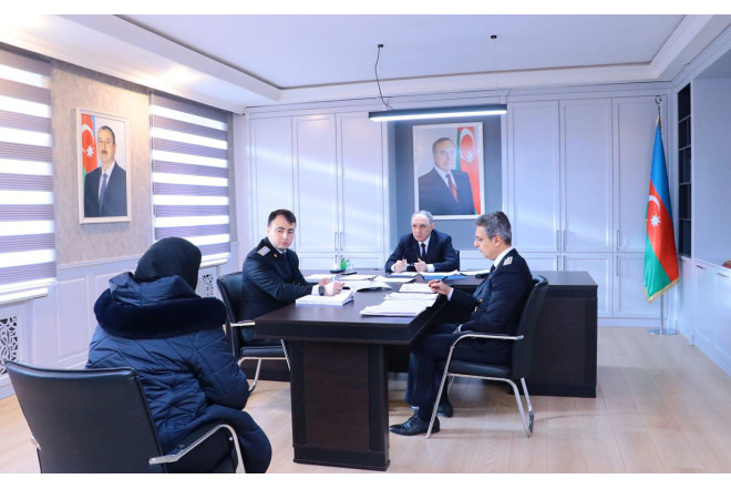 Baş prokuror Suraxanıda qəbul keçirdi - FOTO