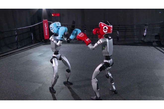 Robotlar üçün ilk döyüş sənəti liqası yaadıldı-Çində 