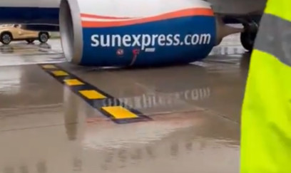 Türkiyədə hava limanında uçuşaqədər qəza - BAŞ VERİB