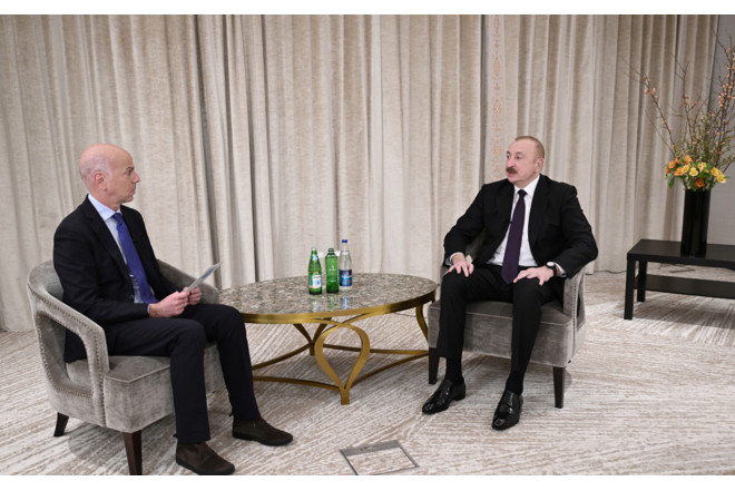 Prezident “France 24” telekanalına müsahibə verdi - FOTO