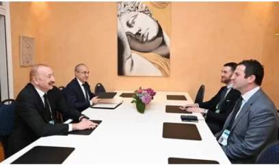 İlham Əliyev Münhendə Kohenlə görüşüb 
