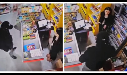 Azərbaycanlı yeniyetmə Tbilisidə mağazanı qarət etdi - FOTO