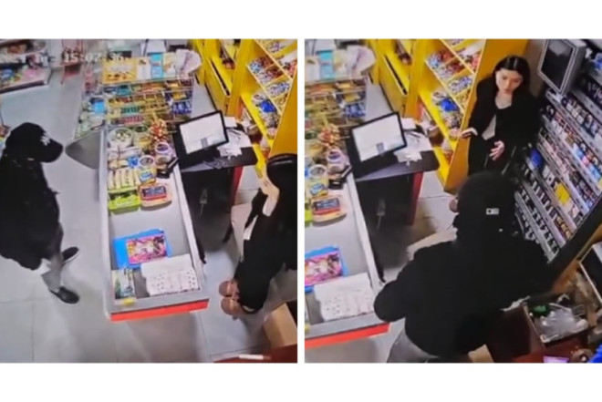 Azərbaycanlı yeniyetmə Tbilisidə mağazanı qarət etdi - FOTO