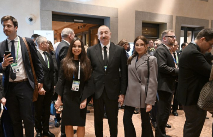 Prezident ailəsinin Münxendən FOTOLARI