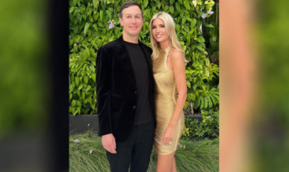 Trampın qızı mini-libasda həyat yoldaşı ilə görüntüləndi 