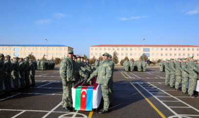 Gənc əsgərlərin andiçmə mərasimləri keçirildi 