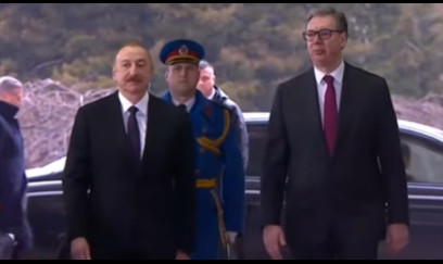 Vuçiç İlham Əliyevi belə qarşıladı - VİDEO