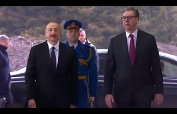 Vuçiç İlham Əliyevi belə qarşıladı - VİDEO