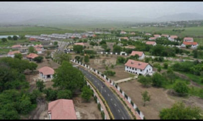 Növbəti köç karvanı Xocalı şəhərinə çatıb, açarlar təqdim edilib 