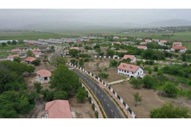 Növbəti köç karvanı Xocalı şəhərinə çatıb, açarlar təqdim edilib 