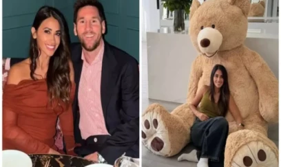 Messi həyat yoldaşına oyuncaq ayı hədiyyə etdi: 14 fevralı belə keçirdilər-FOTO