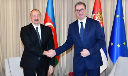 İlham Əliyev və Aleksandar Vuçiç qeyri-rəsmi səhər yeməyində - Foto