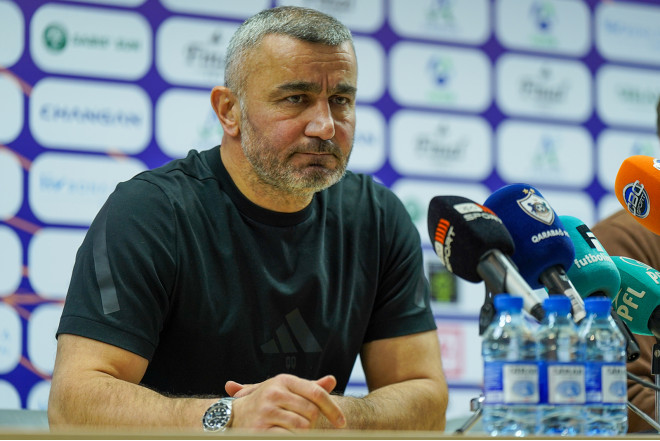 "Qarabağ"ın baş məşqçisi: "Sabahkı oyunda qələbə qazanmaq istəyirik" 