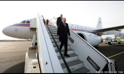 Paşinyan ABŞ-a getdi 