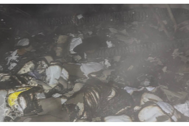 Ucarda məktəbdə yanğın - Fotolar