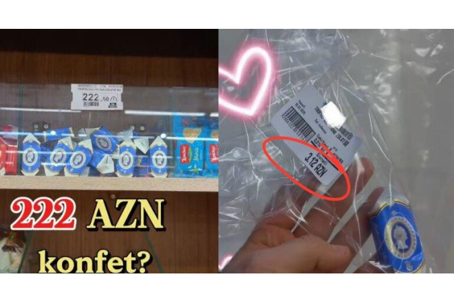 Bakıda kiloqramı 222 manata konfet SATILIR - VİDEO