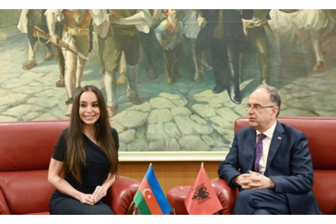 Leyla Əliyeva Albaniyaya səfərindən görüntülər paylaşıb - VİDEO