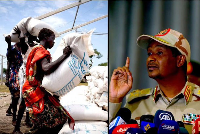 Sudanda hərbi qruplaşma yardım karvanına hücum edib 