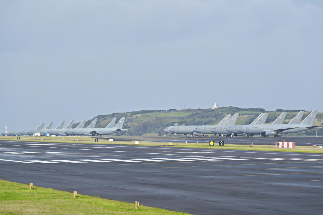 Lajes Bazasında ABŞ təyyarələri rekord sayda yerləşdirilib 