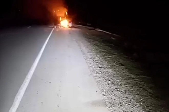 Salyanda yanan avtomobili söndürərkən maşın vuran FHN əməkdaşının son durumu açıqlanıb - YENİLƏNİB-2