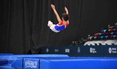 Batut gimnastikası: Maqsud Mahsudov - Hüseyn Abbasov cütlüyü üçüncü yerə çıxdı 
