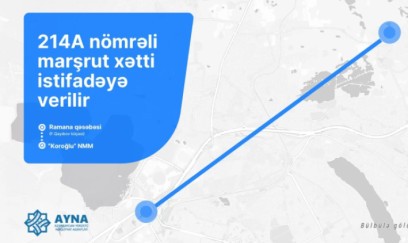 Bakıda yeni marşrut xətti işə düşüb 