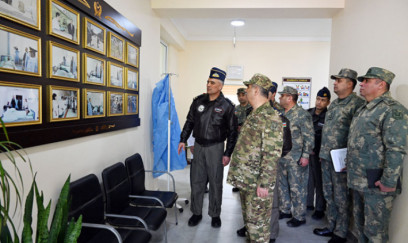 Zakir Həsənov HHQ-nin bölmələrini  ziyarət edib- VİDEO