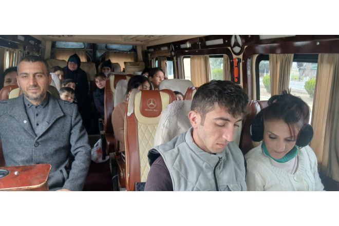 Ağdərənin 4 kəndinə 63 ailə yola salındı 