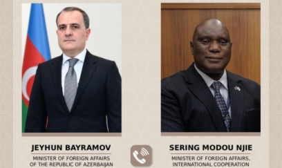 Ceyhun Bayramovla qambiyalı nazirin telefon danışığı olub 