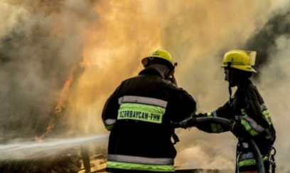 Səhər saatlarında Bakıda obyektdə partlayış oldu 