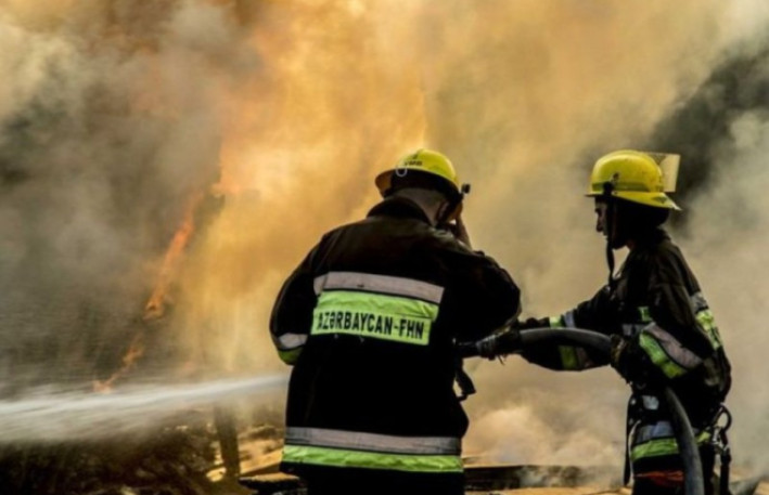 Səhər saatlarında Bakıda obyektdə partlayış oldu VİDEO