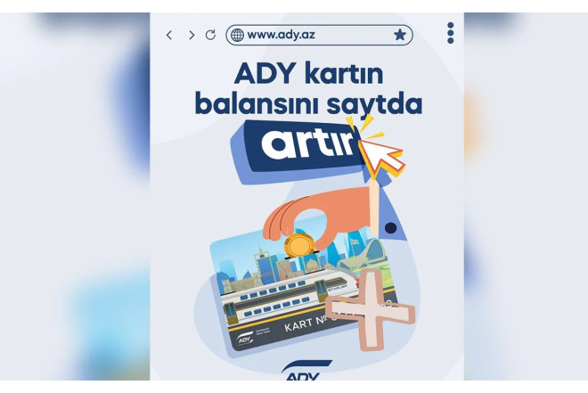 Gediş kartının balansını rəqəmsal artırmaq mümkündür 