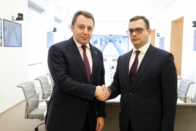 Azərbaycan və Ermənistan XİN rəhbərlərinin müavinləri görüşdülər - FOTOLAR