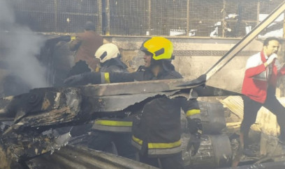 İranda helikopter qəzaya düşdü - Fotolar 