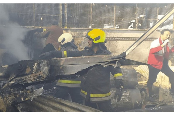 İranda helikopter qəzaya düşdü - Fotolar 